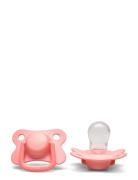 Filibabba 2-Pack Pacifiers -  +6 Months Rosa