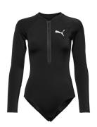 Puma Swim Puma Swim Women Long Sleeve Surf Suit 1P Svart