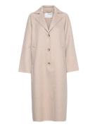 Selected Femme Slfnew Tama Handmade Wool Coat B Noos Beige