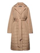 Gina Tricot Yaya Quilted Coat Beige