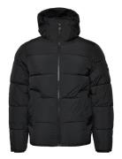 Calvin Klein Crinkle Nylon Quilt Jacket Svart