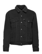 LEVI´S Women Exbf Sherpa Trucker Yes Black Svart