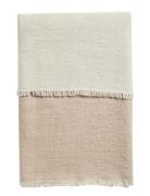 Double Throw Home Textiles Cushions & Blankets Blankets & Throws Beige...