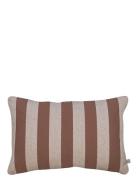 Stripes Cushion Home Textiles Cushions & Blankets Cushions Brown Mette...