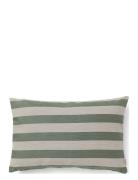 Outdoor Stripe Cushion Home Textiles Cushions & Blankets Cushions Gree...