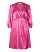 Noella Moia Wrap Dress Rosa