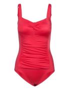 Dorina Fiji Shaping Swimsuit Röd