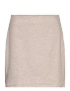 Gina Tricot Linen Blend Skirt Beige