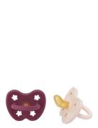 HEVEA Two-Pack Orthodontic Pacifier 3-36 Months Multi/patterned