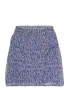 Dante6 D6Lucky Star Mini Print Skirt Blå