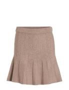 Vila Visachin New Hw Skater Knit Skirt/Su/1 Brun