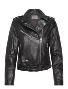 Jofama Rachel Leather Biker Svart