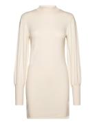 Vero Moda Vmhollykarispuff Ls Highneck Dress Ga Bo Beige