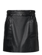 ONLY Carmakoma Carheidi Faux Leather Skirt Otw Svart