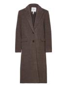 Object Objolga Wool Coat Noos Brun