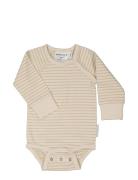 Geggamoja Baby Body L.s Classic Beige