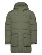 Calvin Klein Crinkle Nylon Longlength Quilt Khaki Green