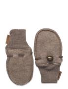 Mikk-line Wool Mittens Beige