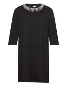 ONLY Carmakoma Carnewgeneva Life 3/4 Bling Dress Jrs Bf Svart