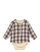 Lil'Atelier Nbmroso Ls Boxy Body Shirt Lil Brun