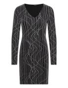 Vero Moda Vmkanz Sibe Ls Short Dress Jrs Svart