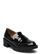 Bianco Biapearl Simple Penny Loafer Patent Aquarius Svart