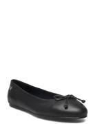 Tommy Hilfiger Essential Leather Ballerina Svart