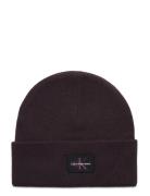 Calvin Klein Monologo Rubber Beanie Brun