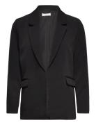 Mango Fitted Suit Jacket Svart