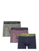 Jack & J S Jacandr Trunks 3 Pack Marinblå