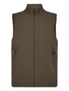 Mango Lightweight Quilted Water-Repellent Quilted Gilet Khaki Green