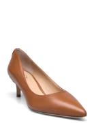 Lauren Ralph Lauren Adrienne Leather Pump Brun