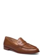 Lauren Ralph Lauren Wynnie Burnished Leather Loafer Brun