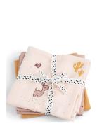 D By Deer Burp Cloth 3-Pack Gots Lalee Multi/patterned