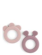 Teether 2-Pack Deer Friends Toys Baby Toys Teething Toys Pink D By Dee...