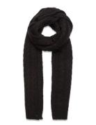 Lauren Ralph Lauren Cable-Knit Scarf Svart