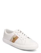 Lauren Ralph Lauren Janson Ii Leather Sneaker Vit