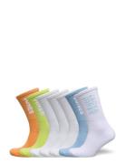 Jack & J S Jacframe Logo Tennis Sock 7 Pack Grön