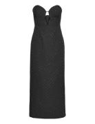 Bardot Eleni Stud Midi Dress Svart