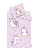 BrandMac Bed Linen Junior Nb 2302 Unicorn - 100X140, 40X45 Cm Multi/pa...