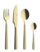 Raw Cutlery - 48 Pcs. Set Home Tableware Cutlery Cutlery Set Gold Aida