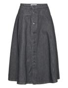 Wood Wood Agatha Denim Skirt Svart