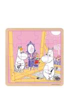 Moomin - Wooden Square Puzzle - Construction Fun Toys Puzzles And Game...