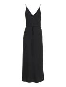 Calvin Klein Recycled Cdc Midi Slip Dress Svart