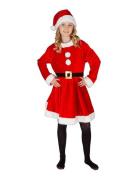 Joker Costume Santa Girl 7-9 Multi/patterned