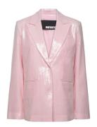 ROTATE Birger Christensen Sequin Blazer Rosa