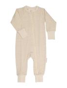 Geggamoja Two Way Zip - Pyjamas Classic Beige