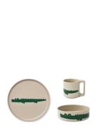 Camren Porcelain Tableware Set Home Meal Time Dinner Sets Beige Liewoo...