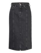 Tommy Jeans Claire Hgh Midi Skirt Ah7185 Svart