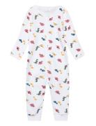 Name It Nbmnightsuit Zip Bright White Dino Noos Vit